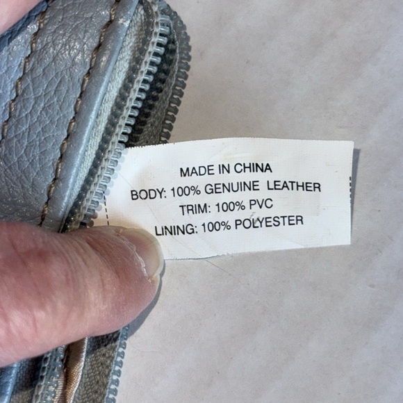 Tignanello Light Blue Crossbody Bag.from A Smokefree Home - Picture 8 of 9